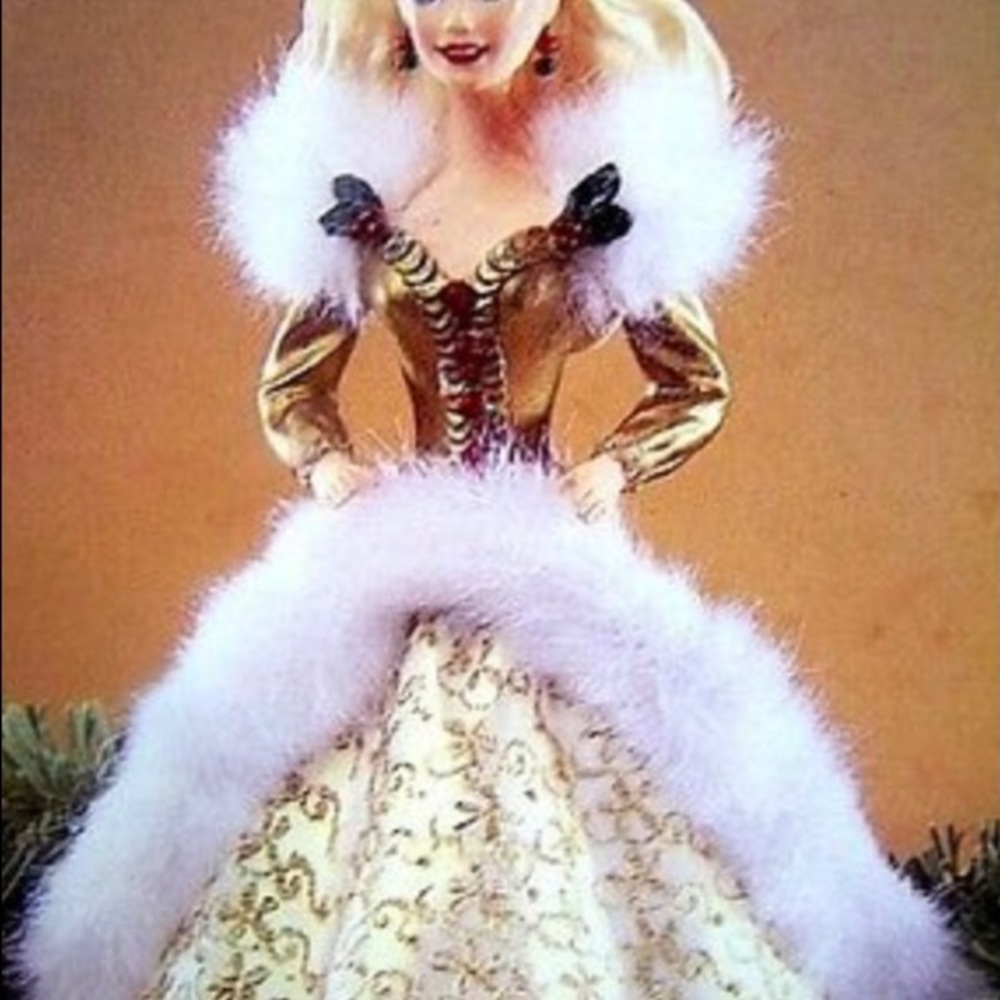 Vintage Hallmark Barbie Stocking Holder 1995